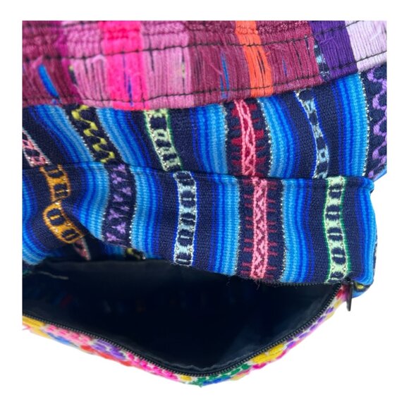 Creaciones "Mini" Casita Unique Made in Guatemala Backpack 100% Cotton Colorful - Picture 7 of 11